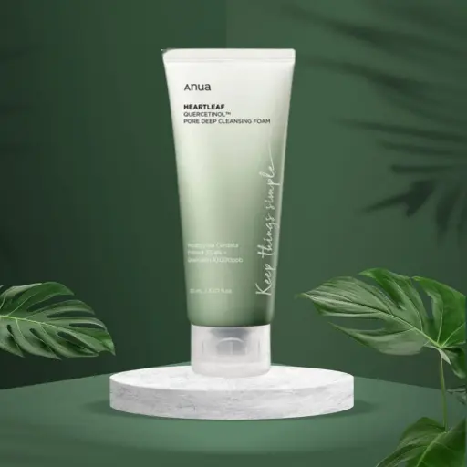 ANUA HEARTLEAF QUERCETINOL PORE DEEP CLEANSING FOAM 150ML 